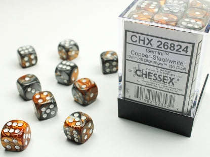 Chessex 12mm 6-Sided Gemini Dice Block CLOUDANIMESTUDIO
