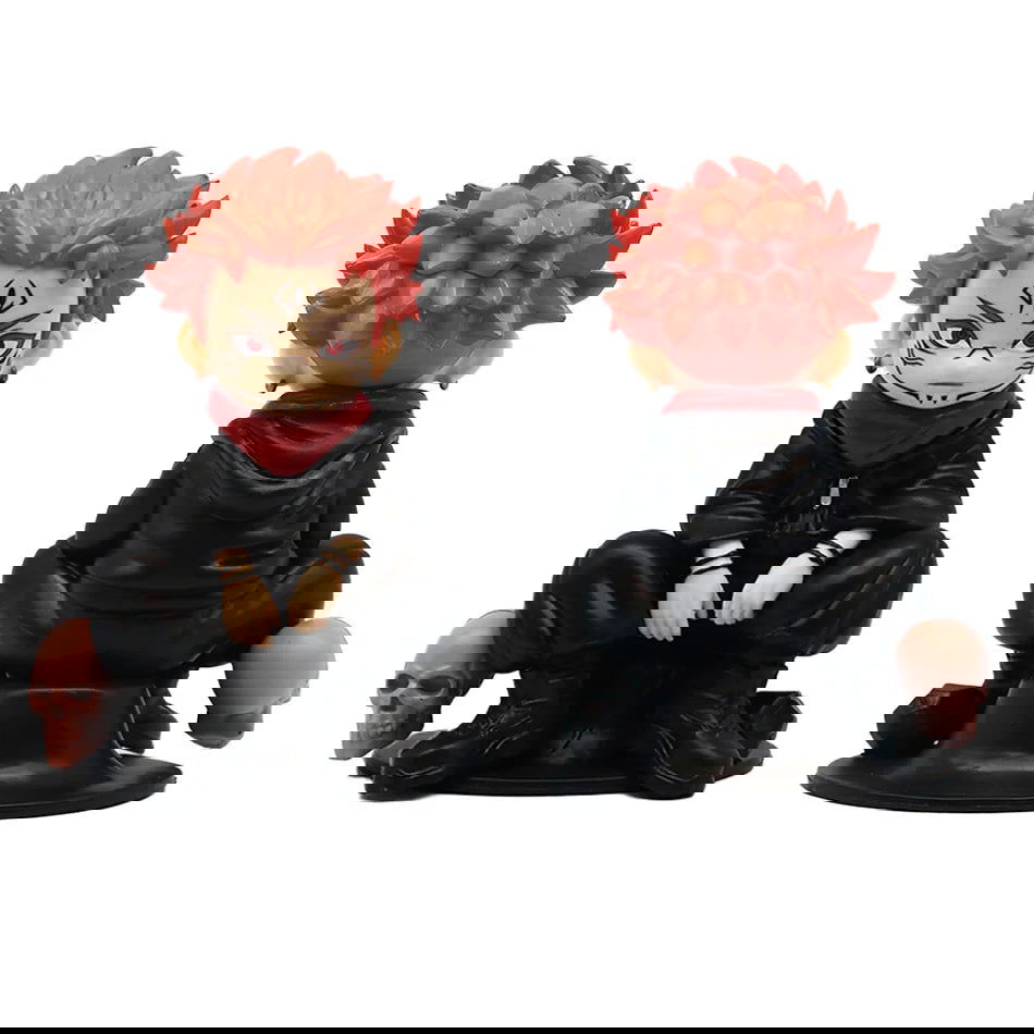 3 PCS Chibi Figurine Set Sukuna and Gojo Anime Figurines, Jujutsu Kaisen JJK Cute Figures 12-14 cm - CloudAnimeStudio