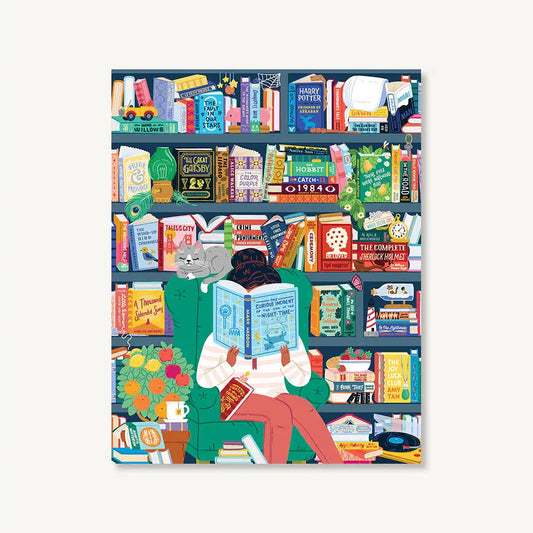 50 Must-Read Books Bucket List 1000 Piece Jigsaw Puzzle Ridley
