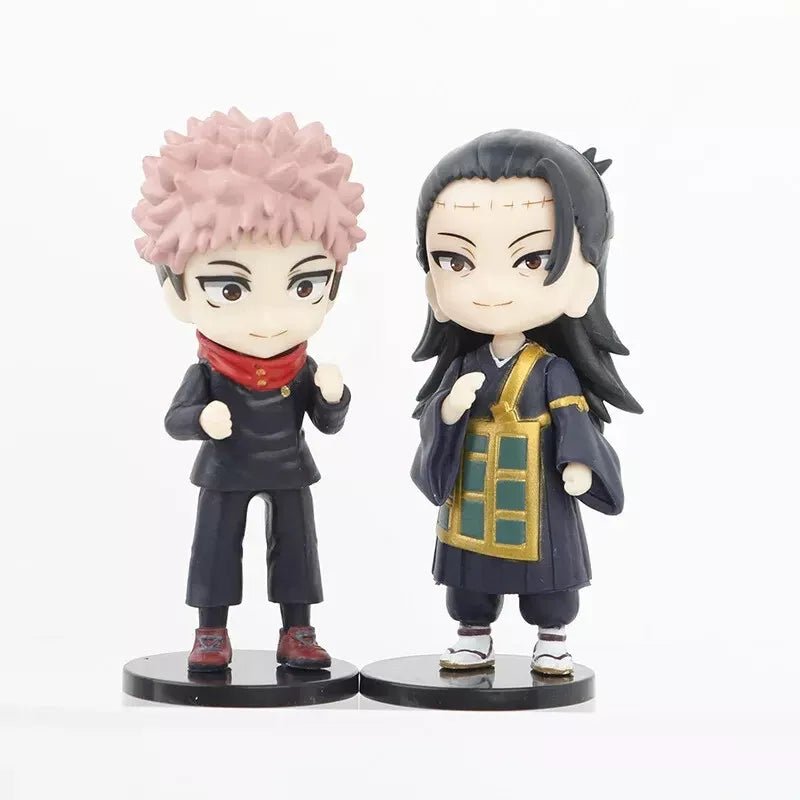 6 Pcs Set Jujutsu Kaisen Figurines, Gojo Yuji Megumi Nobara Mahito Geto Figures - CloudAnimeStudio