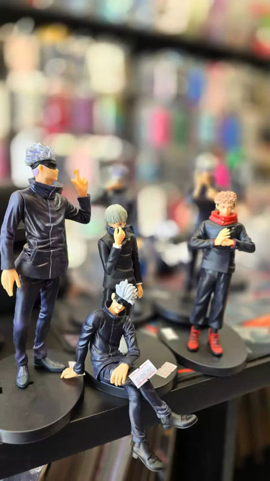 6pcs Jujutsu Kaisen Figurines, Gojo Yuji Toge Anime Collectible Figures 6.5 in - CloudAnimeStudio