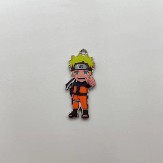 7 PCS Naruto Key Chain Charms, Anime Cartoons Character Alloy Charms Pendant - CloudAnimeStudio