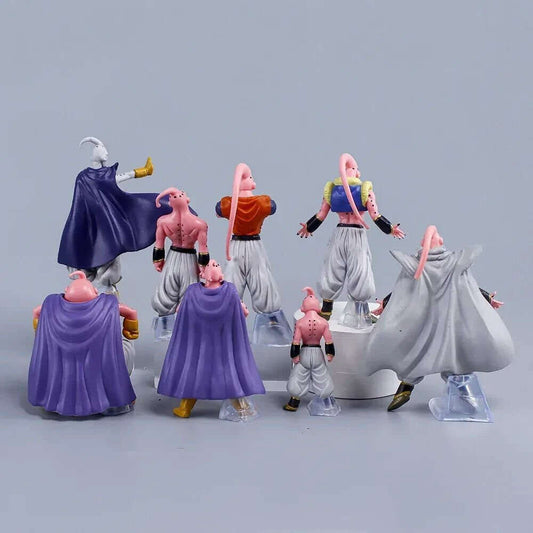 8pcs Majin Buu Dragon Ball Z Figure Set, Super Evil Kid Innocent Fat Dragon Ball Super Figurines - CloudAnimeStudio
