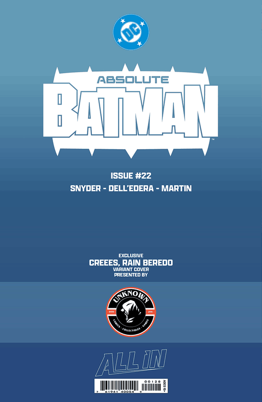 ABSOLUTE BATMAN #22 CREEES EXCLUSIVE VAR (07/08/2026) CLOUDANIMESTUDIO