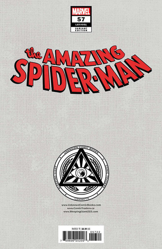 Amazing Spider-Man #57 Unknown Comics Sabine Rich Exclusive Var (09/11/2024) CLOUDANIMESTUDIO