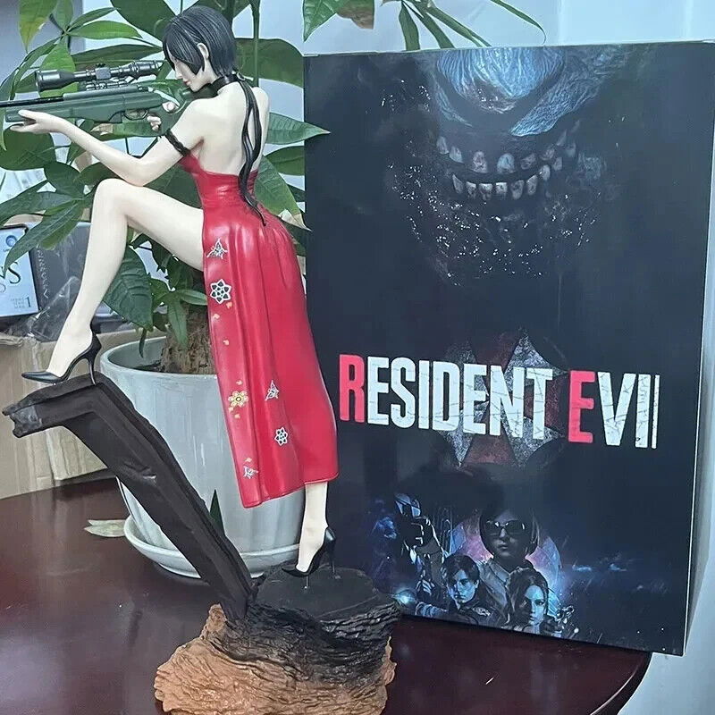 Ada Wong Figure, Sexy Resident Evil Biohazard Figurine, Anime Gaming Gifts 13 in - CloudAnimeStudio