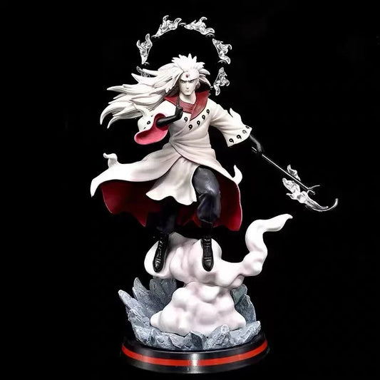Anime Naruto Shippuden Rikudou Sennin Six Paths Uchiha Madara Figure 36 CM Statue - CloudAnimeStudio