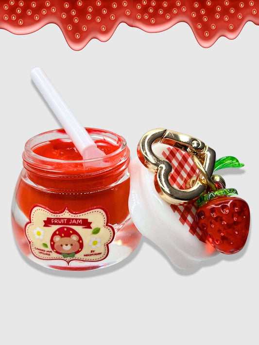 Fruit Jam Lip Gloss Keychain CLOUDANIMESTUDIO