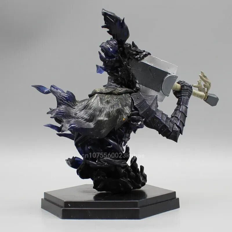 Armor Guts Figure, Berserk Black Swordsman PVC Anime Figurine, 6in Statues Toys - CloudAnimeStudio