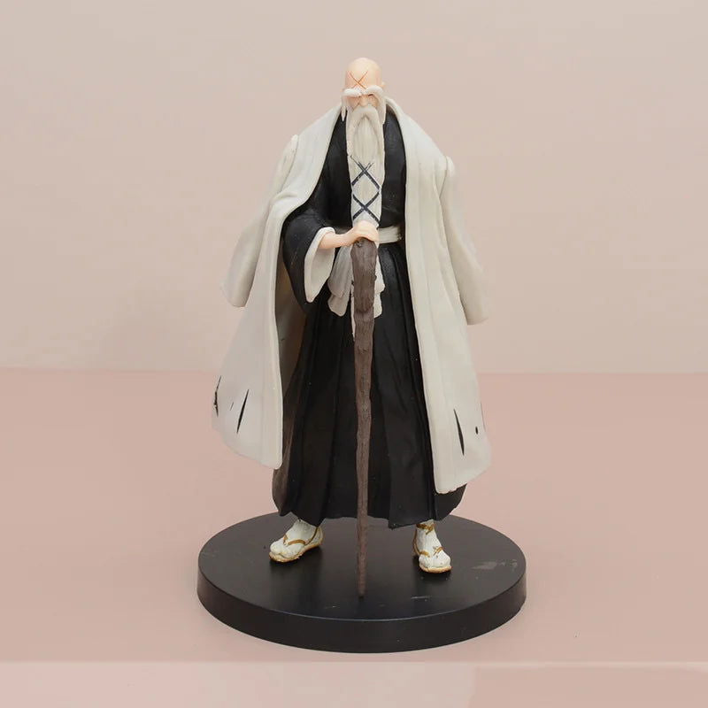 BLEACH Kuchiki Rukia Byakuya Yamamoto Genryuusai Shigekuni PVC Action Figure, Anime Figurines Standing Position Statues 16 CM - CloudAnimeStudio