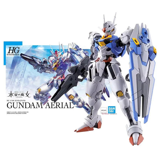 Bandai Anime GUNDAM AERIAL & LFRITH HG 1/144 Genuine Assembly Model Toy Kit, Action Figure Collectible - CloudAnimeStudio