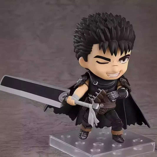 Berserk Guts Anime Figure, Kawaii Chibi Action Figurines Cute Toys for Collections 10 cm - CloudAnimeStudio