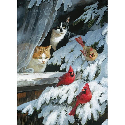 Bird Watchers 1000 Piece Jigsaw Puzzle Cobble Hill