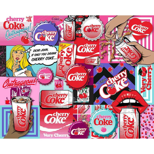 Coca-Cola Very Cherry Coke 1000 Piece Jigsaw Puzzle Springbok