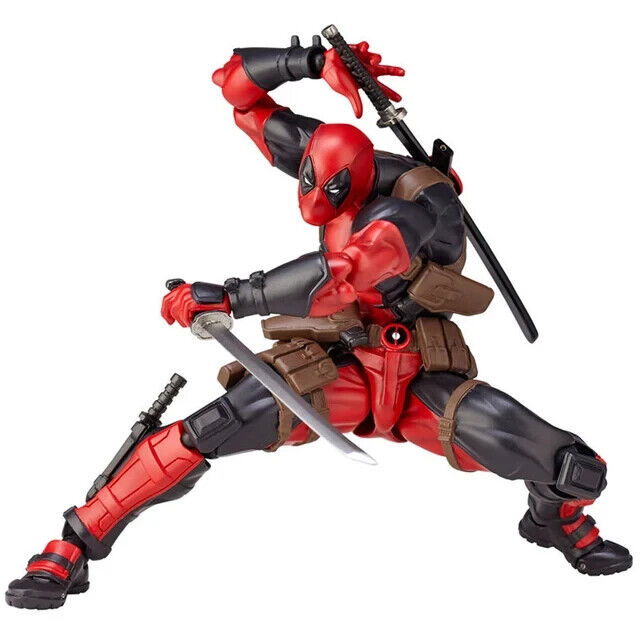 Deadpool Super Hero Figure, Marvel X-Man Moveable Figurine, Toys Gifts 6 in - CloudAnimeStudio