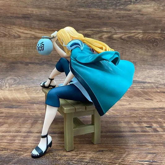 Drunken Tsunade Anime Figurines, Naruto Fifth Hokage Collectible Figures 6 in - CloudAnimeStudio