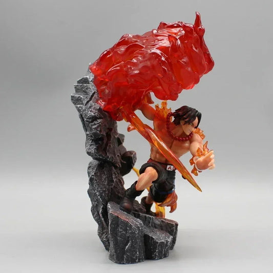 Fire Fist Portgas D. Ace Anime Figurine, One Piece Figures PVC Statue 18 CM - CloudAnimeStudio