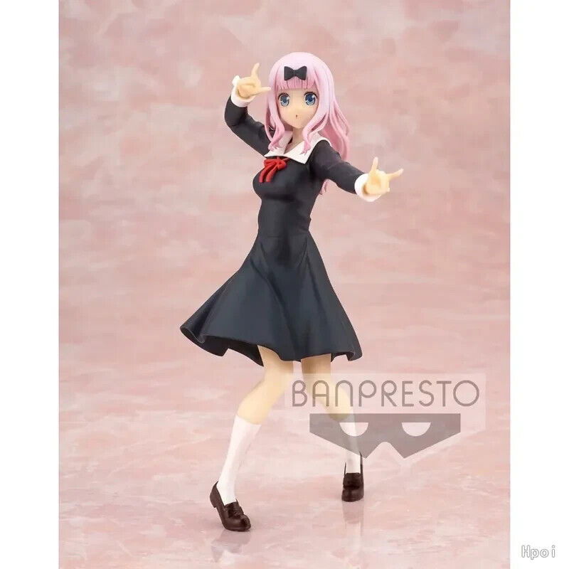 Fujiwara Chika Figure, Shinomiya Kaguya Love Is War Anime PVC Figurine 7in - CloudAnimeStudio