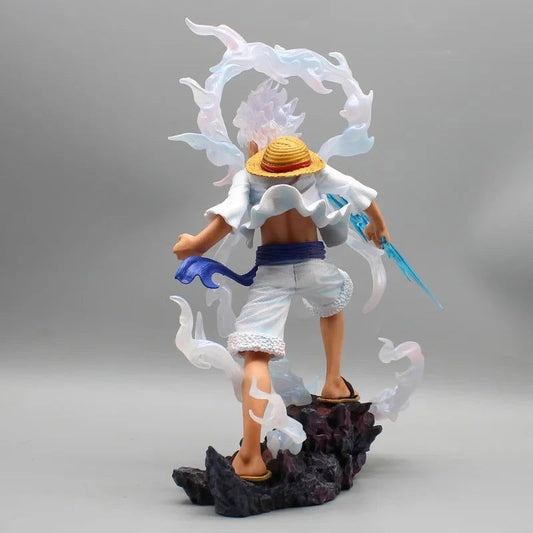 Gear 5 Sun God Monkey D Luffy Anime Figure, Anime One Piece Action Figure PVC Statue 28 CM - CloudAnimeStudio