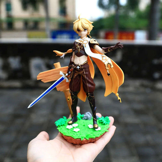 Genshin Impact Barbara Figure, Lumine, Xiangling Traveler Aether Venti - CloudAnimeStudio