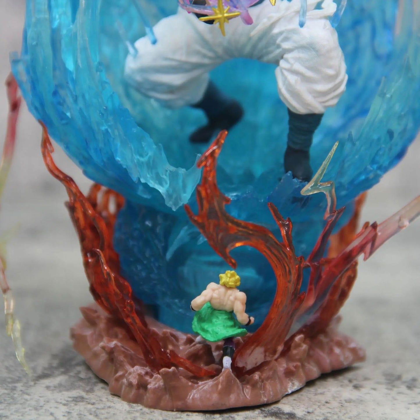 Gogeta Super Saiyan Blue LED Anime Figurine, Dragon Ball Super Action Figures Collection Toy Gift 28 cm - CloudAnimeStudio