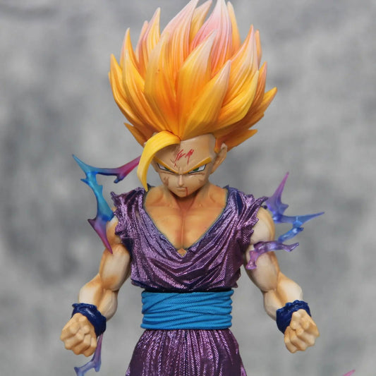 Gohan Super Saiyan 2 Anime Figure, Dragon Ball Z Figurines Cell Saga 28 cm - CloudAnimeStudio