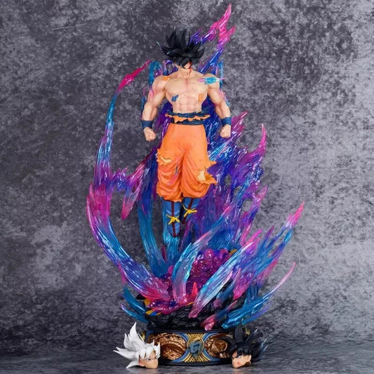 Goku Ultra Instinct Anime Figurines, Dragon Ball Super Collectible Figures 15 in - CloudAnimeStudio