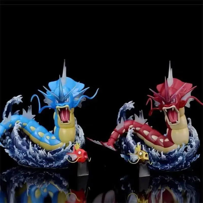 Gyarados and Red Gyarados Anime Figures, Shining Gyarados Pokemon Anime Figurines Pvc Statue Collections 16 cm - CloudAnimeStudio