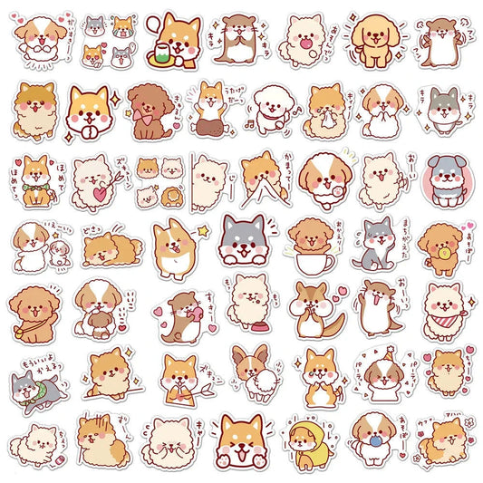 Kawaii Puppy Sticker Pack CLOUDANIMESTUDIO