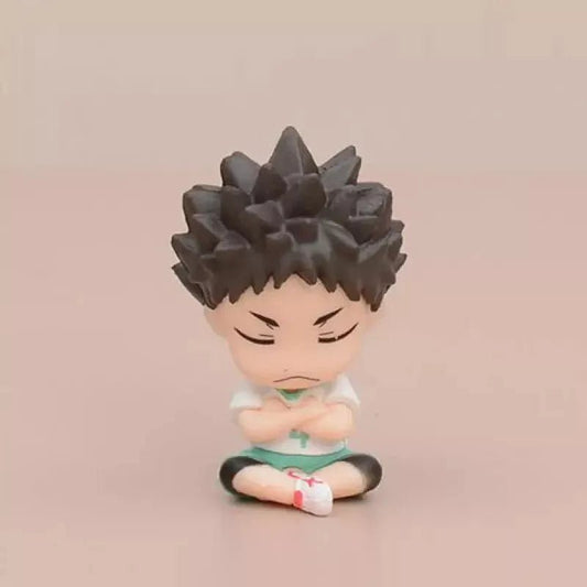 Haikyuu Chibi Kawaii Anime Figurines, Wakatoshi Hajime Kotaro Toru Anime Figures 2 in - CloudAnimeStudio