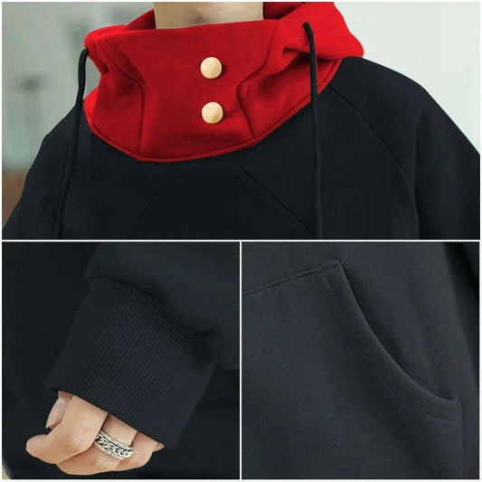Itadori Yuji Anime Hoodies Sweater Cosplay, Jujutsu Kaisen JJK Adult Unisex Pullover Casual Top CLOUDANIMESTUDIO