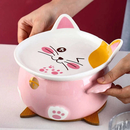 Kawaii Cat Ramen Bowl CLOUDANIMESTUDIO