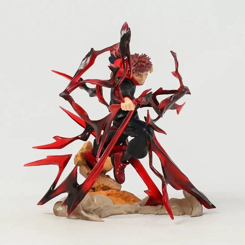 Itadori Yuji Anime Figurine, Jujutsu Kaisen PVC Figure JJK Statue Collectible Gifts for Friends and Family 19cm/7.5in - CloudAnimeStudio