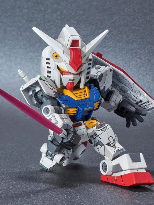 JMS SDCS RX-78F00 Gundam Assembly Model Kit, Mobile Suit Gundam Anime Action Figures Movable Joints Collectible Robot Mecha Kits - CloudAnimeStudio