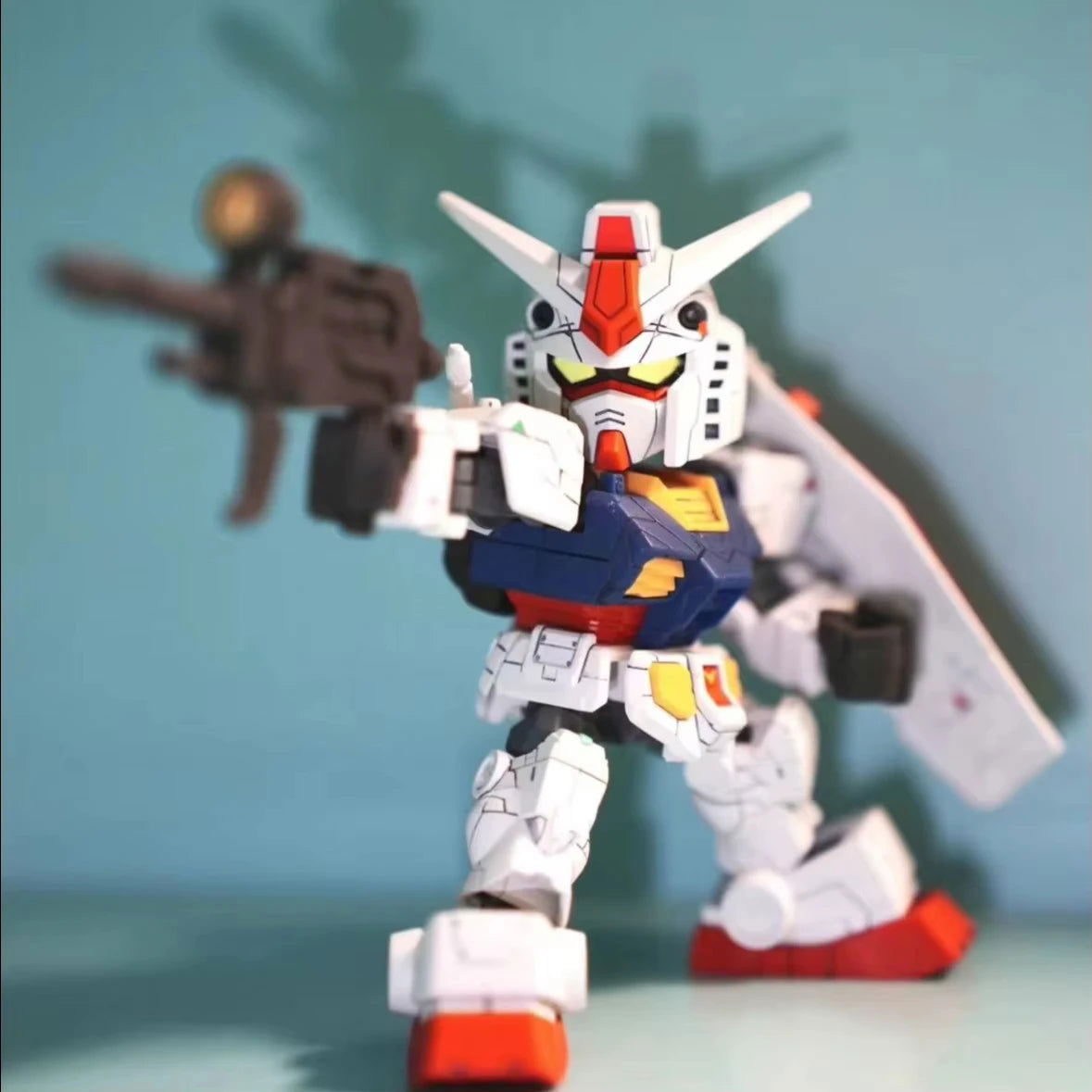 JMS SDCS RX-78F00 Gundam Assembly Model Kit, Mobile Suit Gundam Anime Action Figures Movable Joints Collectible Robot Mecha Kits - CloudAnimeStudio