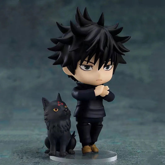 Jujutsu Kaisen Anime Figures Fushiguro Megumi, Kawaii Cute Chibi JJK PVC Action Figurines 10 cm - CloudAnimeStudio