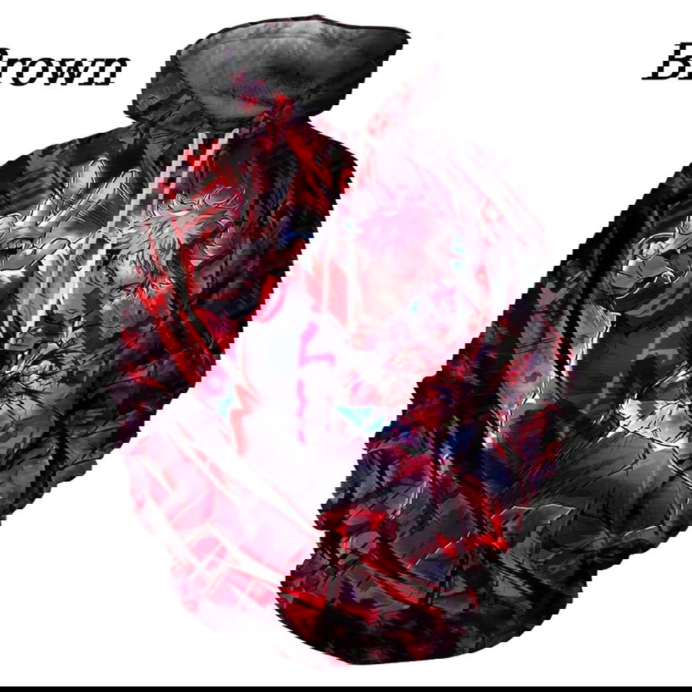 Jujutsu Kaisen Anime Pattern Men's Hoodie, Sweatshirt Men's Hoodie Fashion Pullover New Men's Clothing - CloudAnimeStudio