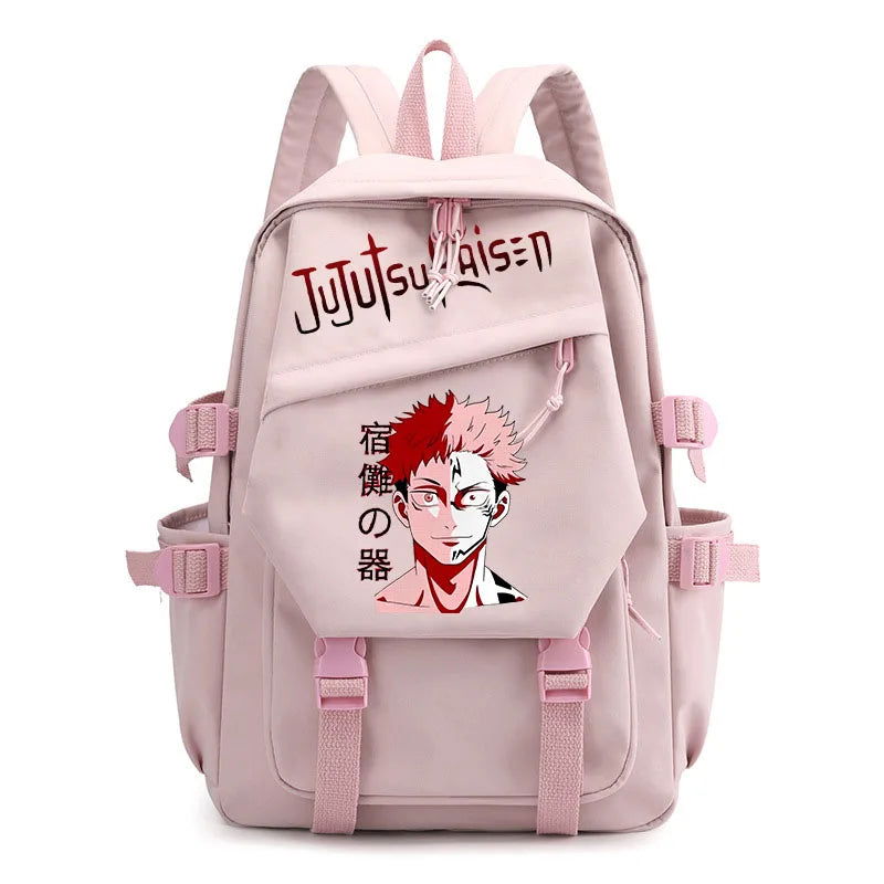 Jujutsu Kaisen Anime Print Backpack, Travel Bags, Casual Bags, School Student Bags for Teenagers 42 cm x 13cm x 29 cm ( H x L x W) - CloudAnimeStudio