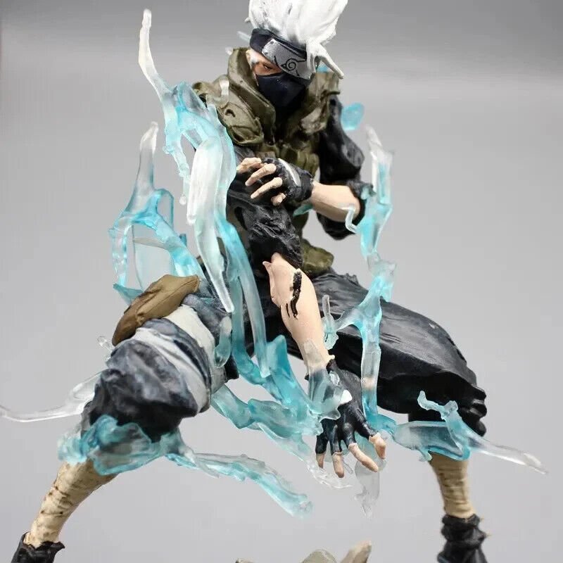 Kakashi Hatake Of The Sharingan Figure, Raikiri Lightning Blade Cutter Anime Figurines - CloudAnimeStudio