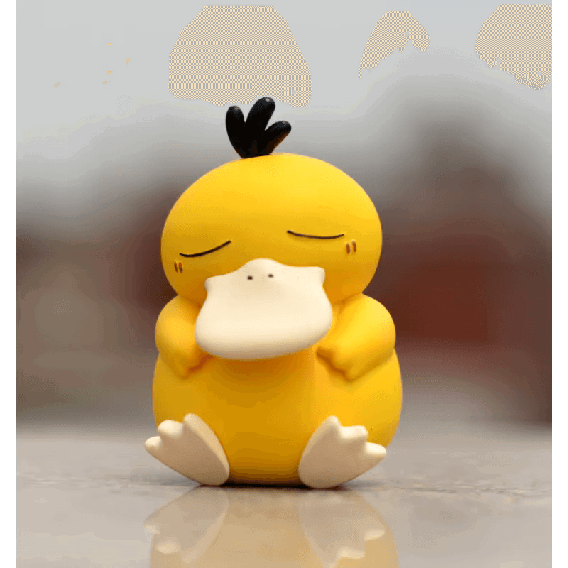 Kawaii Sleeping Snorlax, Gonbe, Psyduck Pokemon Anime Figure Set - CloudAnimeStudio