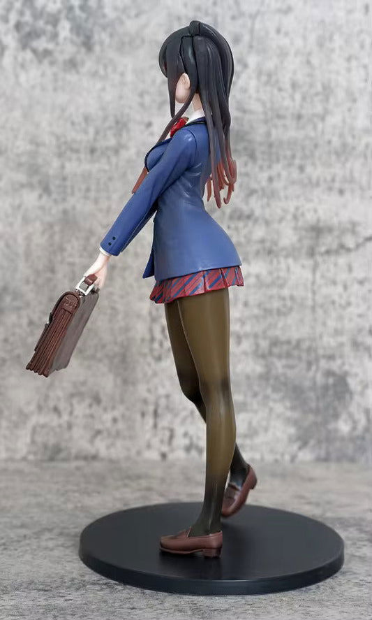 Komi Shouko Anime Figure, Komi Can‘t Communicate School Uniform Action Figurines PVC Statue 25 CM - CloudAnimeStudio