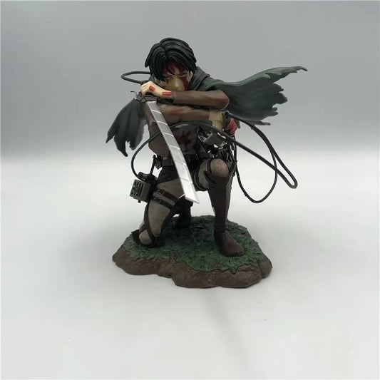 Levi Ackerman Figurine, Attack On Titan Figure, Shingeki no Kyojin Anime Gifts and Merchandise - CloudAnimeStudio