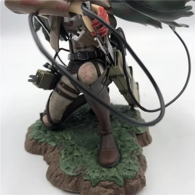 Levi Ackerman Figurine, Attack On Titan Figure, Shingeki no Kyojin Anime Gifts and Merchandise - CloudAnimeStudio