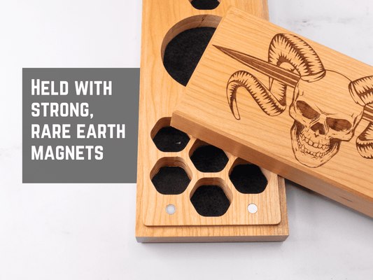 Barbarian | Engraved Dual Hex Dice Vault CLOUDANIMESTUDIO