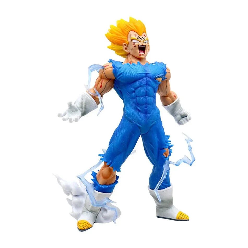 Majin Vegeta Anime Figure, Dragon Ball Z Super Saiyan Figurine 27cm - CloudAnimeStudio