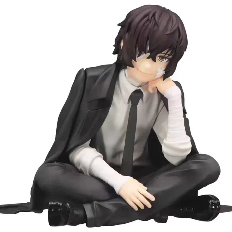 Nakahara Chuuya and Dazai Osamu Anime Figurine, Bungo Stray Dogs Action Figures PVC Statue 13 CM - CloudAnimeStudio