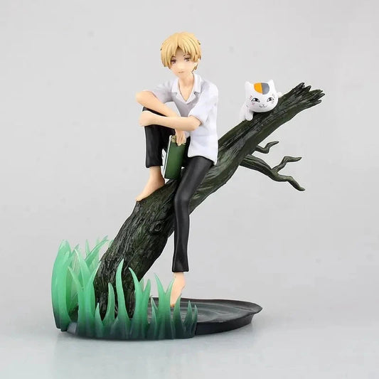 Natsume Yuujinchou with Nyanko Sensei Anime Figurines, Book of Friend Figures PVC Statue 17 CM - CloudAnimeStudio