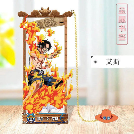 ONE PIECE Metal Bookmarks with Various Design Characters for Anime Fans - CloudAnimeStudio