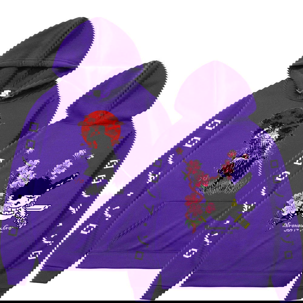 One Piece Roronoa Zoro Hoodies, Japanese Anime Hoodies Men's Casual Fashion Hoody Sweatshirt Male Top - CloudAnimeStudio