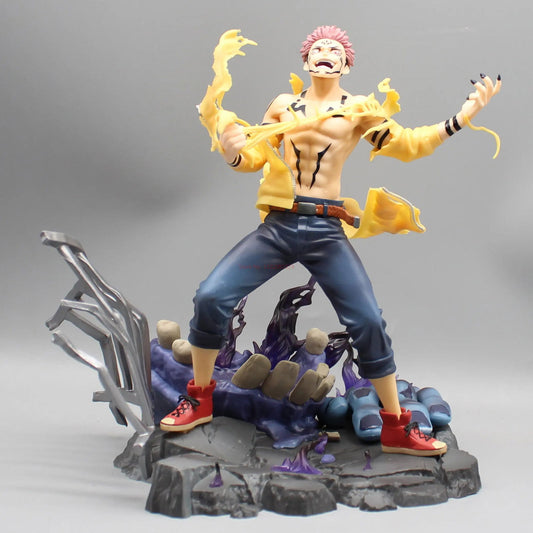Ryomen Sukuna Anime Figure, Jujutsu Kaisen JJK Action Figurines Statue Collection 25 cm - CloudAnimeStudio